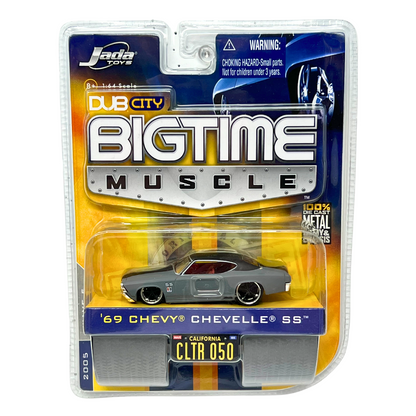 Jada Dub City Bigtime Muscle 1969 Chevy Chevelle SS 1:64 Diecast Gray