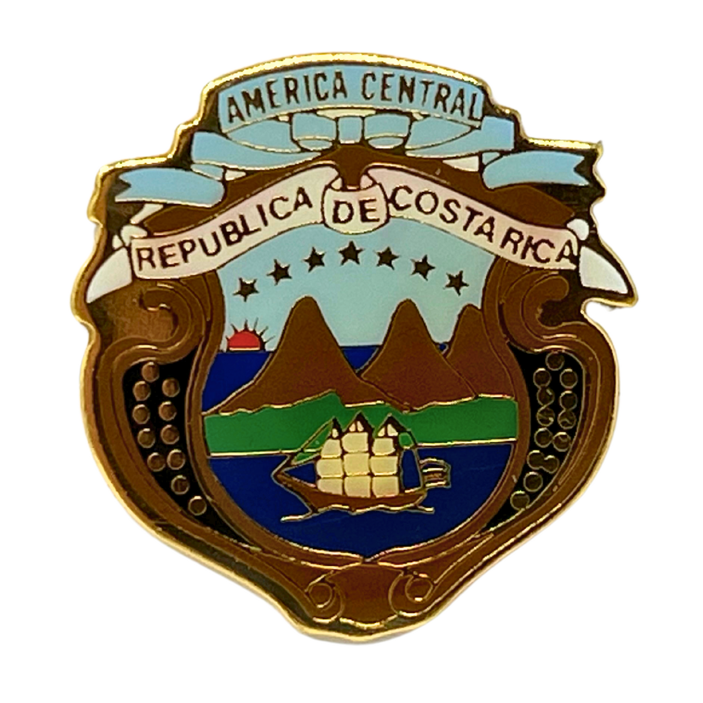 Costa Rica Cities & States Lapel Pin CPS2