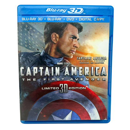 Captain America: The First Avenger (Blu-ray 3D) Marvel Good Condition!!!