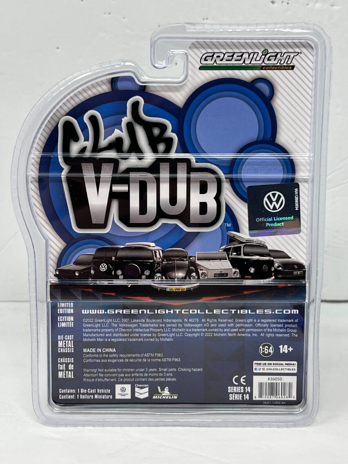 Greenlight Club V-Dub 1975 Volkswagen Rabbit 1:64 Diecast