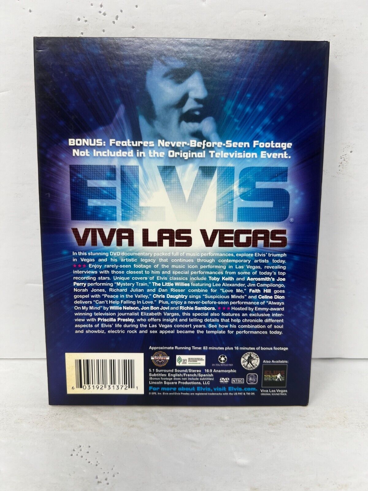 Elvis: Viva Las Vegas (DVD) Music Good Condition!!!