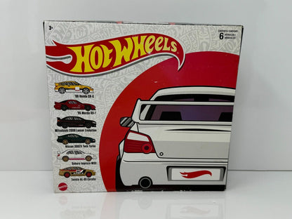 Hot Wheels JDM Japanese Car Culture Box Set of 6 Cars 1:64 Diecast