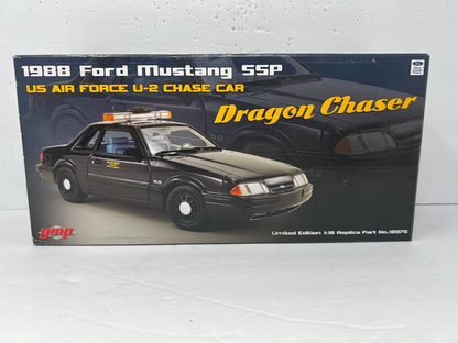 GMP 1988 Ford Mustang 5.0 SSP US Air Force U-Dragon Chaser Blue 1:18 Diecast