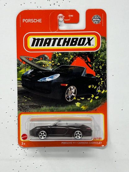 Matchbox Porsche 911 Carrera Cabriolet Black 1:64 Diecast Version 3