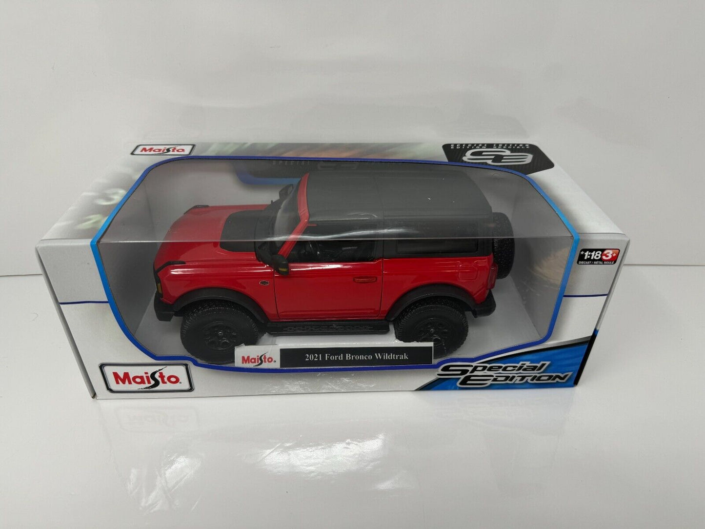 Maisto 2021 Ford Bronco Wildtrak Special Edition 1:18 Diecast