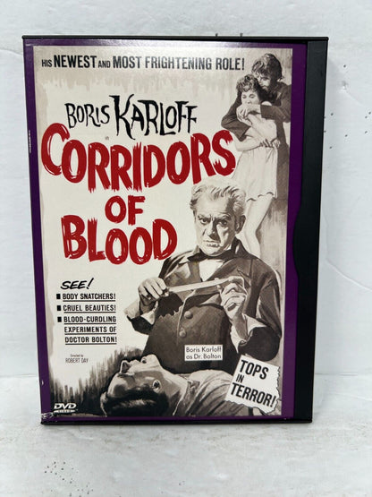 Corridors of Blood (DVD) Horror Good Condition!!!