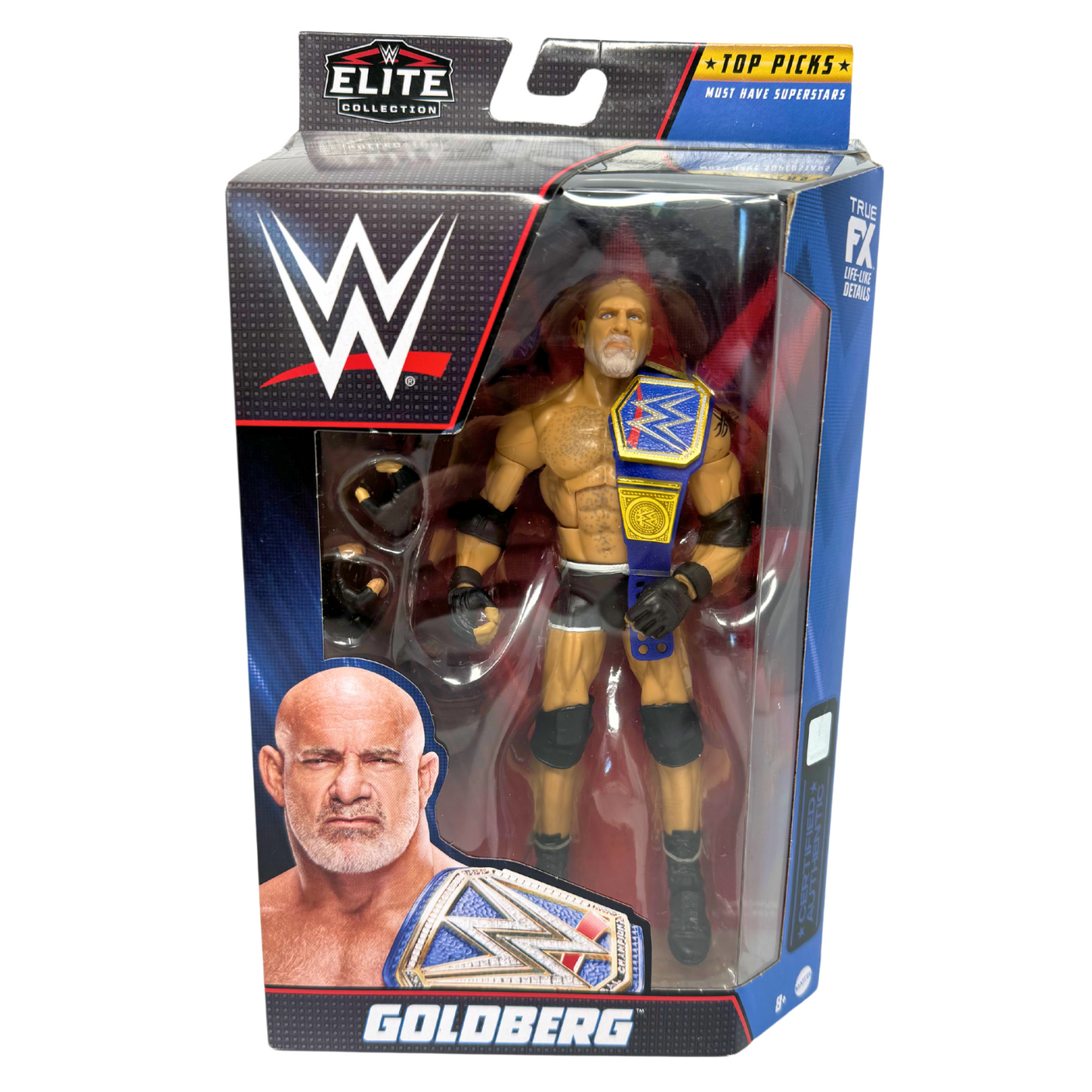 WWE Goldberg Elite Collection Top Picks Action Figure Mattel