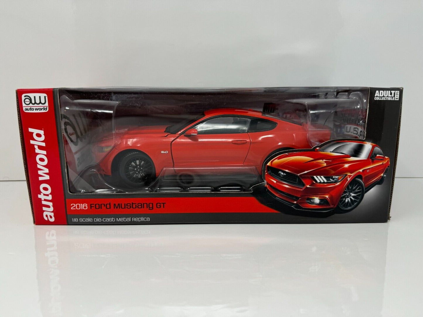 Autoworld 2016 Ford Mustang GT  1:18 Diecast Limited Edition 1 of 1001