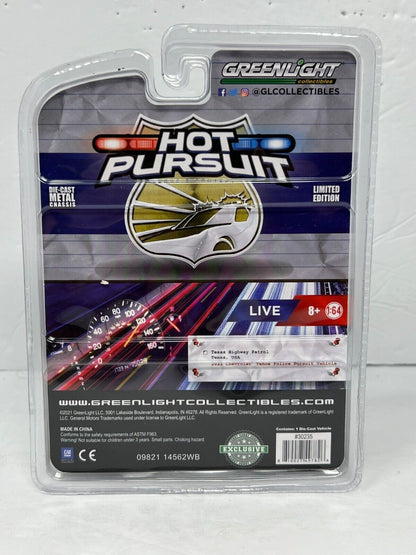 Greenlight Hot Pursuit 2021 Chevrolet Tahoe Police Pursuit Vehicle 1:64 Diecast