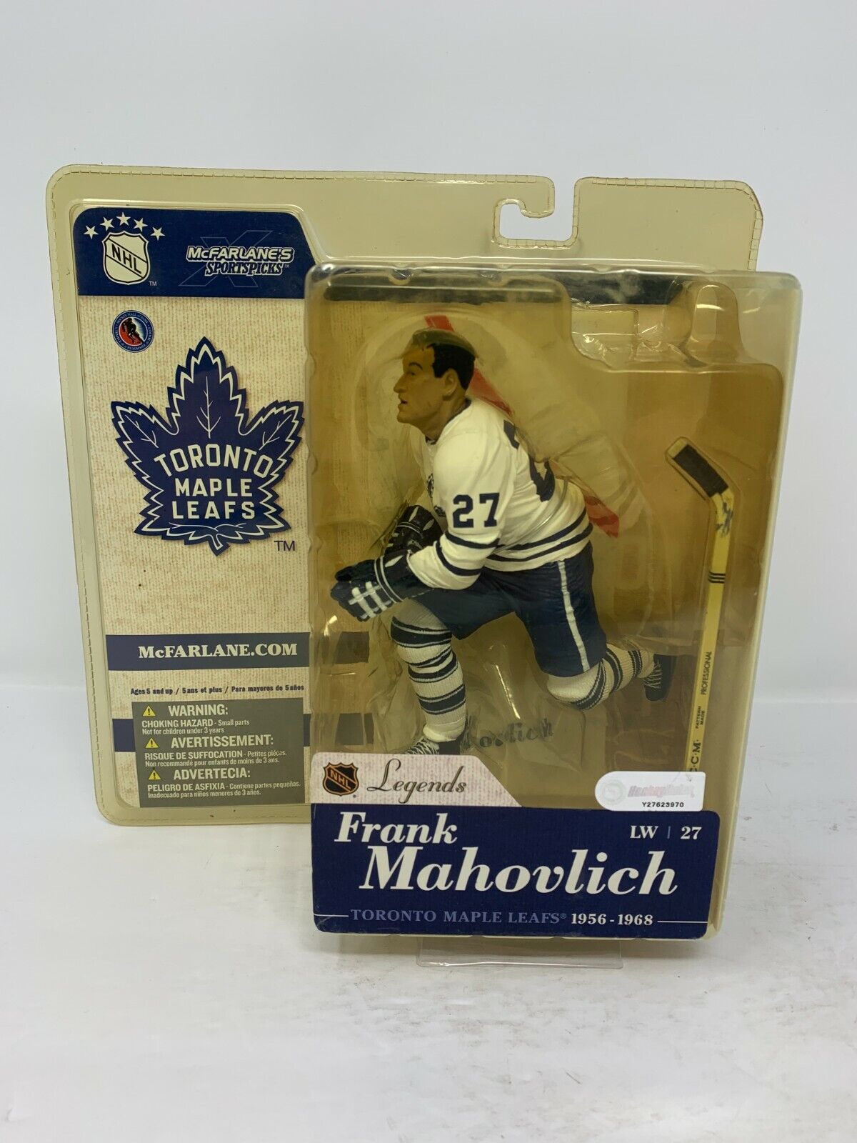 Mcfarlane NHL Frank Mahovlich Toronto Maple Leafs Chase Legends Series 1 Figure