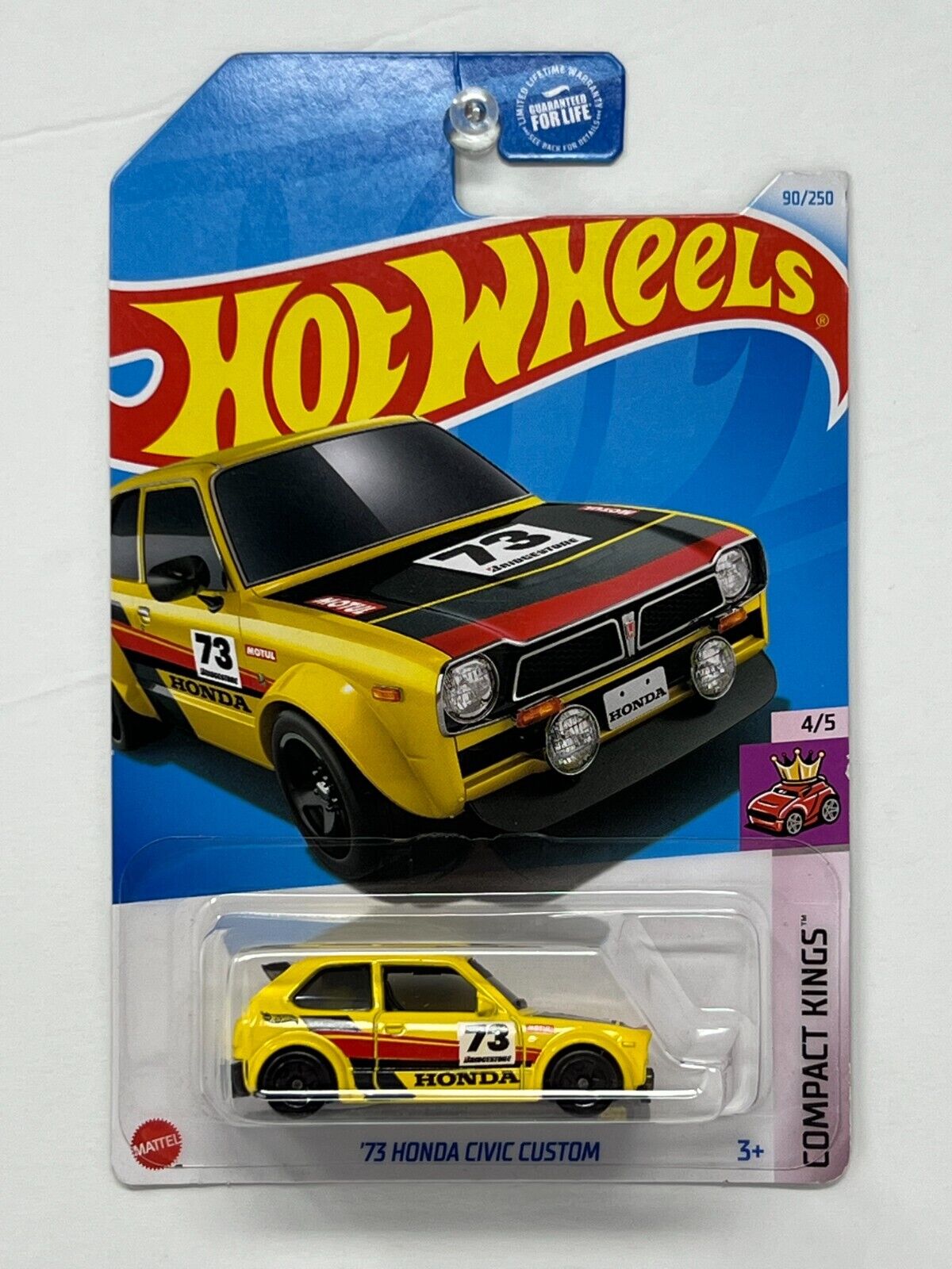 Hot Wheels Compact Kings 1973 Honda Civic Custom 1:64 Diecast