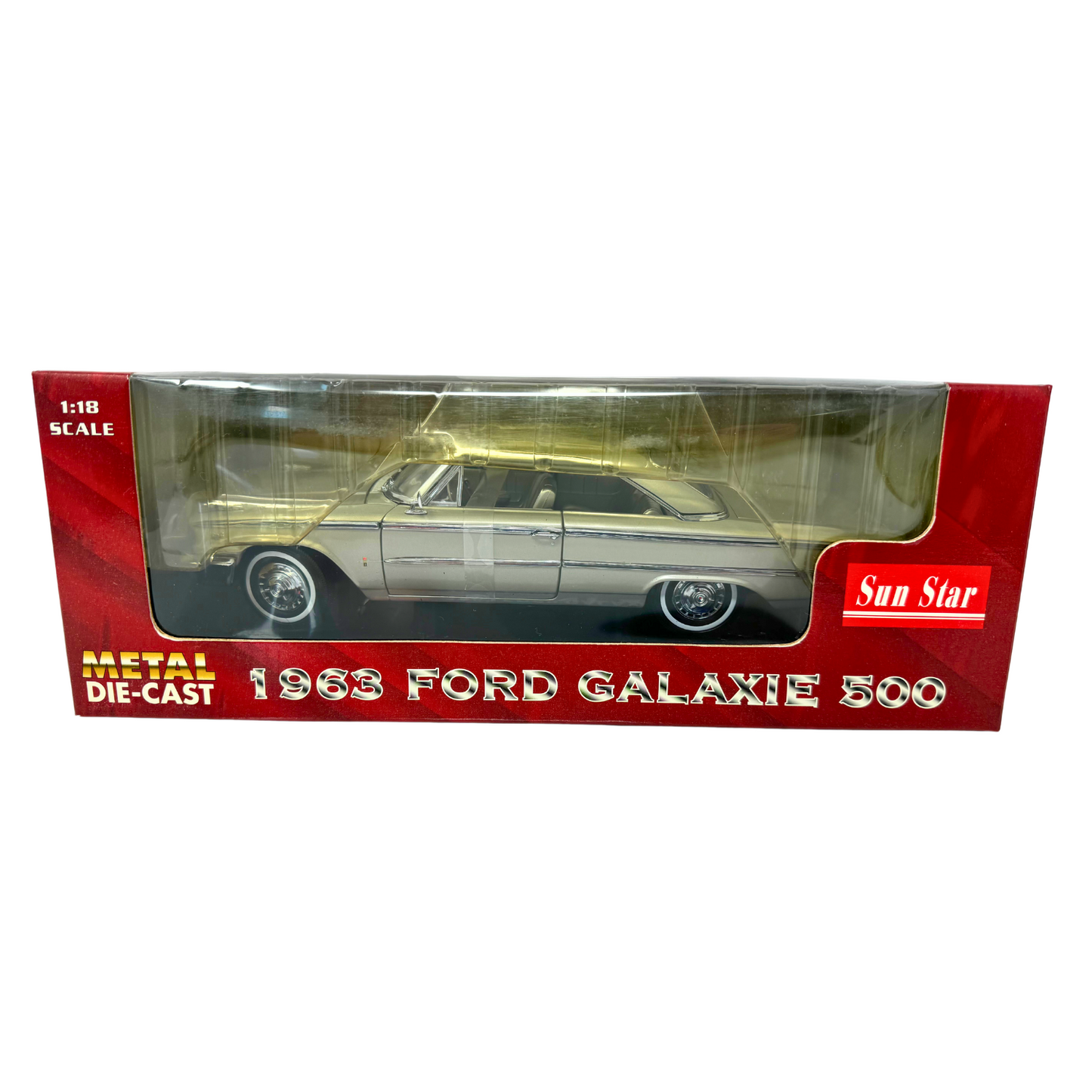 Sun Star 1963 Ford Galaxie 500 Hard Top 1:18 Diecast