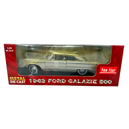 Sun Star 1963 Ford Galaxie 500 Hard Top 1:18 Diecast