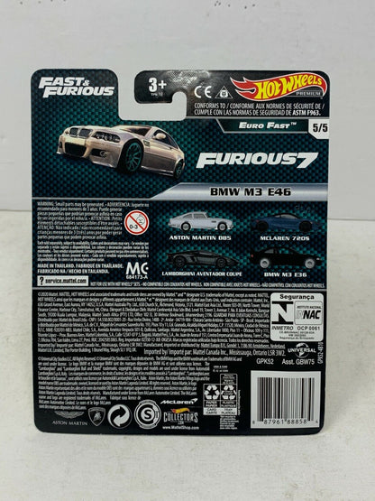 Hot Wheels Premium Fast & Furious Euro Fast BMW M3 E46 1:64 Diecast