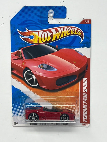 Hot Wheels Thrill Racers Highway Ferrari F430 Spider 1:64 Diecast