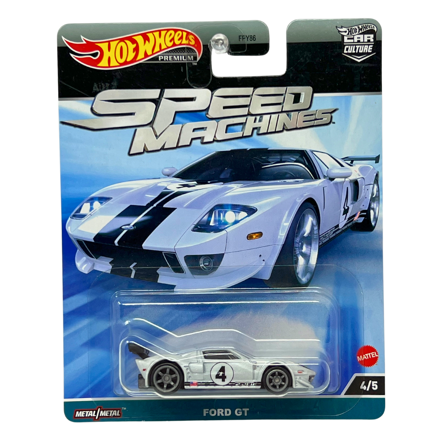 Hot Wheels Premium Speed Machines Ford GT 1:64 Diecast Car Culture