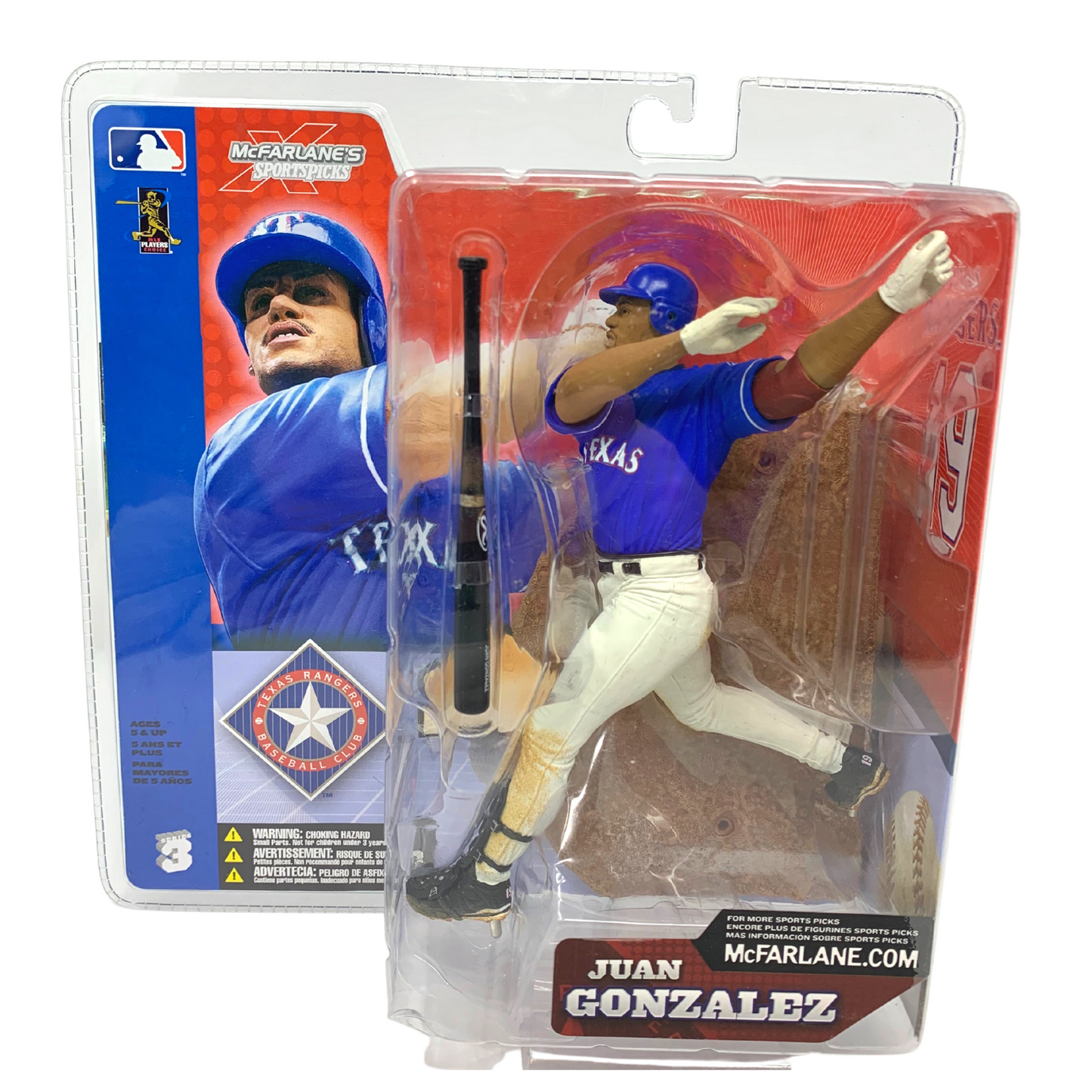 McFarlane MLB Series 3 Juan Gonzalez Texas Rangers Figurine