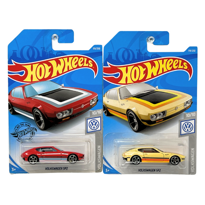 Hot Wheels Volkswagen SP2 1:64 Diecast Lot of 2