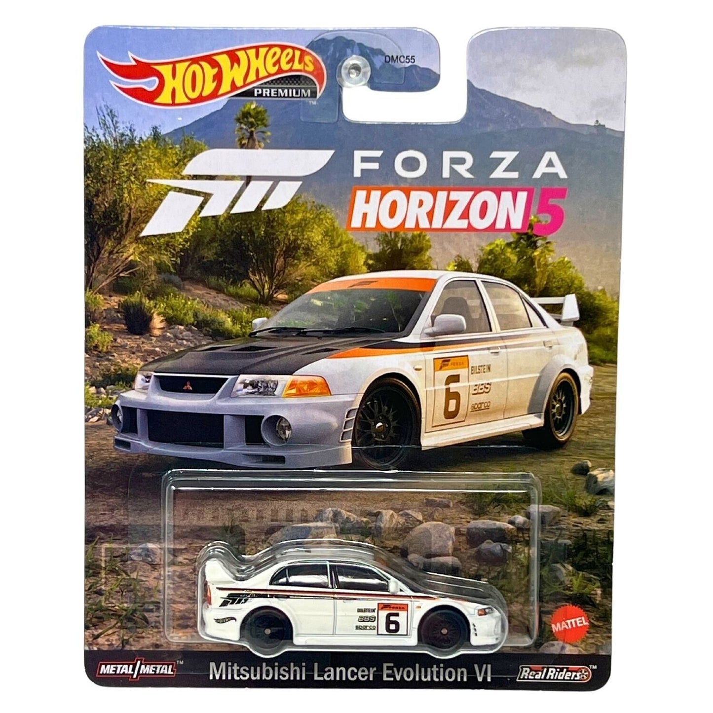 Hot Wheels Premium Forza Horizon 5 Mitsubishi Lancer Evolution VI 1:64 Diecast