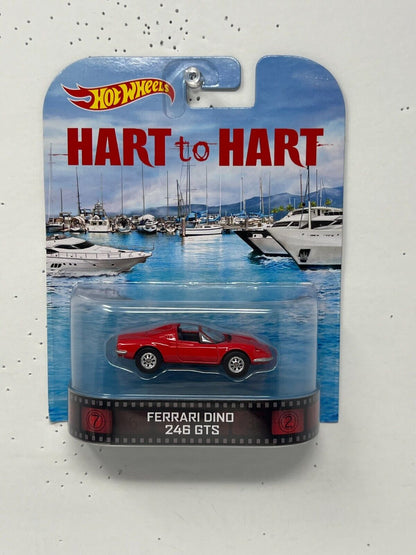 Hot Wheels Retro Entertainment Hart to Hart Ferrari Dino 246 GTS 1:64 Diecast
