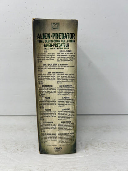 Alien - Predator Total Destruction Collection (DVD) Boxset Good Condition!!!