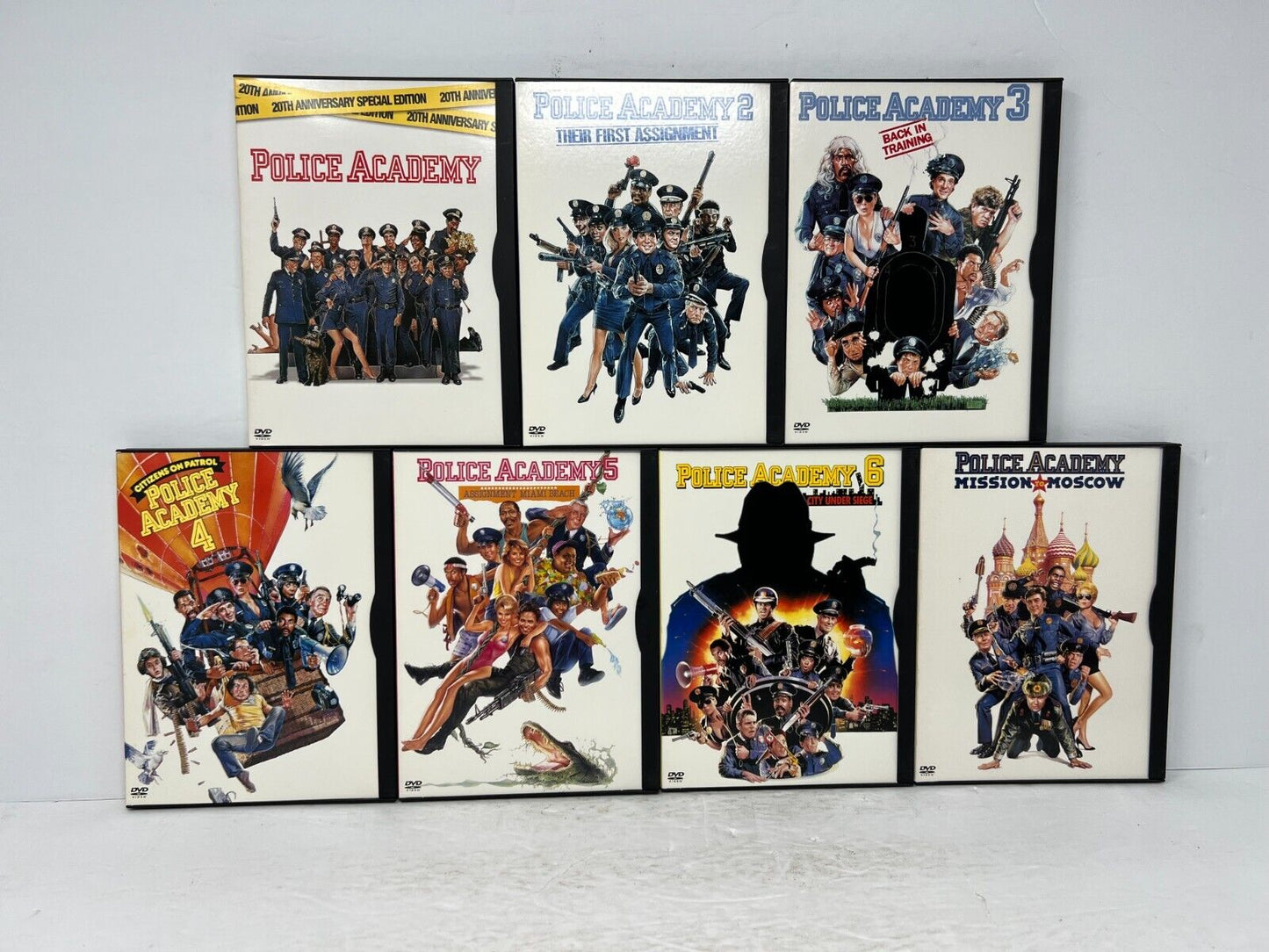 Police Academy Complete Collection 1-7 (DVD) Comedy Good Condition!!!