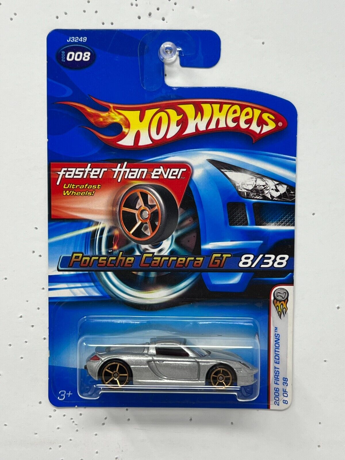 Hot Wheels 2006 First Editions Porsche Carrera GT 1:64 Diecast Silver V5