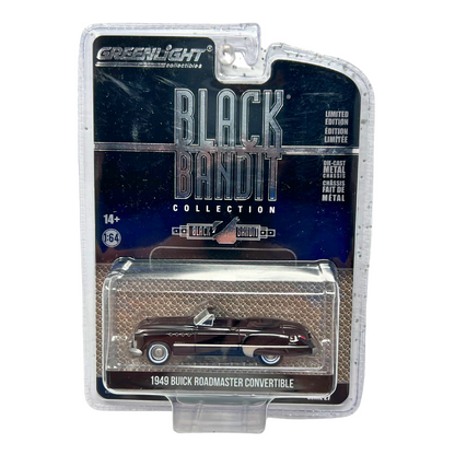 Greenlight Black Bandit 1949 Buick Roadmaster Convertible 1:64 Diecast V4