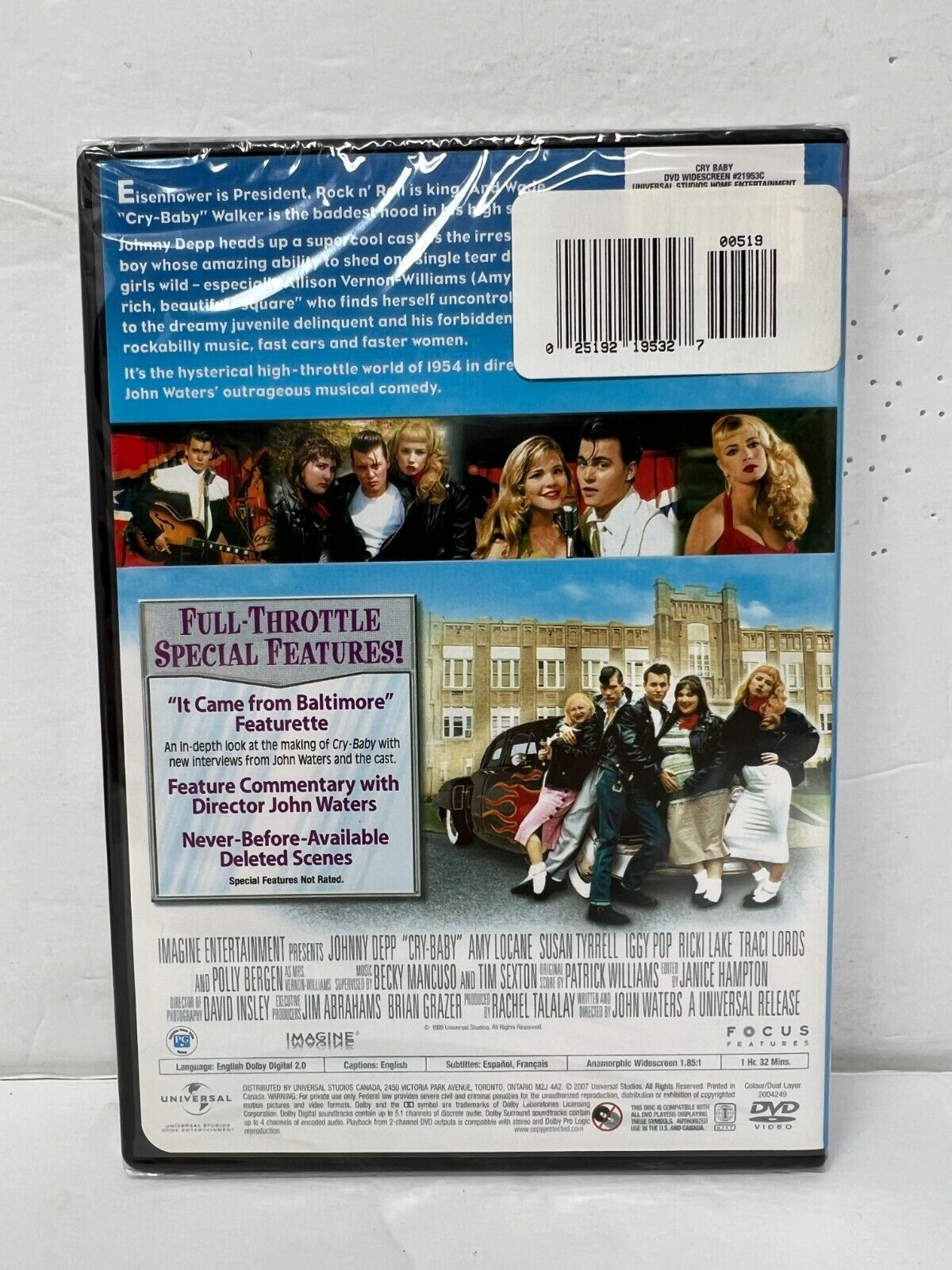 Cry-Baby (DVD) Musical Brand New and Sealed!!!