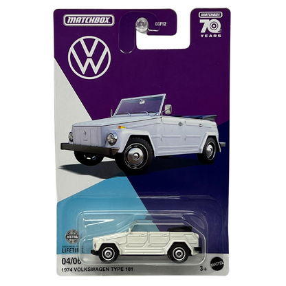 Matchbox Volkswagen Series 1974 Volkswagen Type 181 1:64 Diecast V2