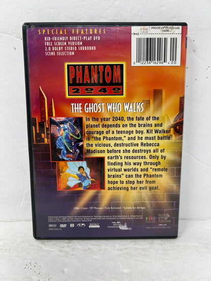 Phantom 2040: The Ghost Who Walks (DVD) Sci-Fi Good Condition!!!