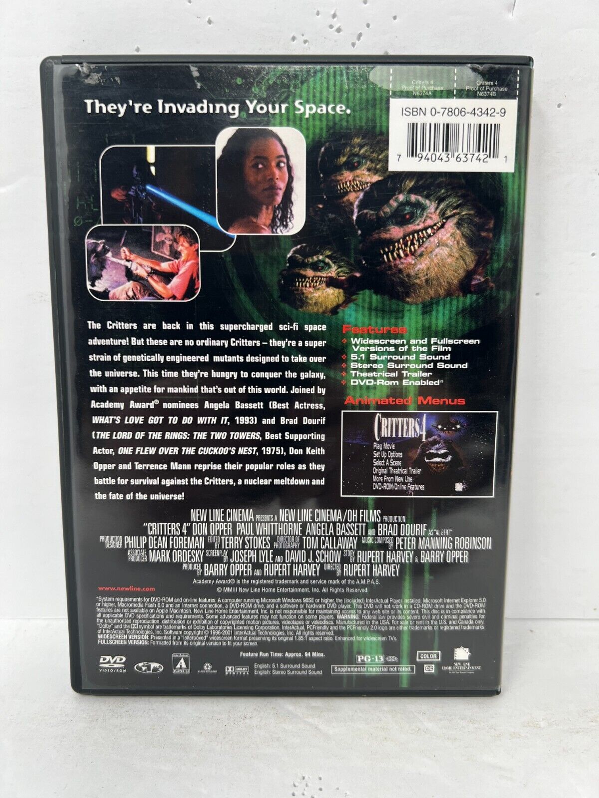 Critters 4 (DVD) Horror Good Condition!!!