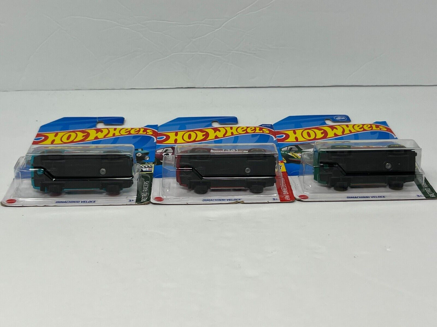 Hot Wheels Retro Racers Dimachinni Veloce Fantasy Cars 1:64 Diecast Lot of 3