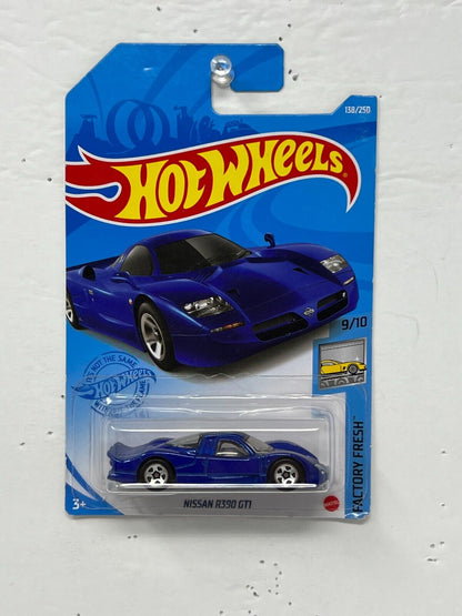 Hot Wheels Factory Fresh Nissan R390 GTI JDM 1:64 Diecast Blue