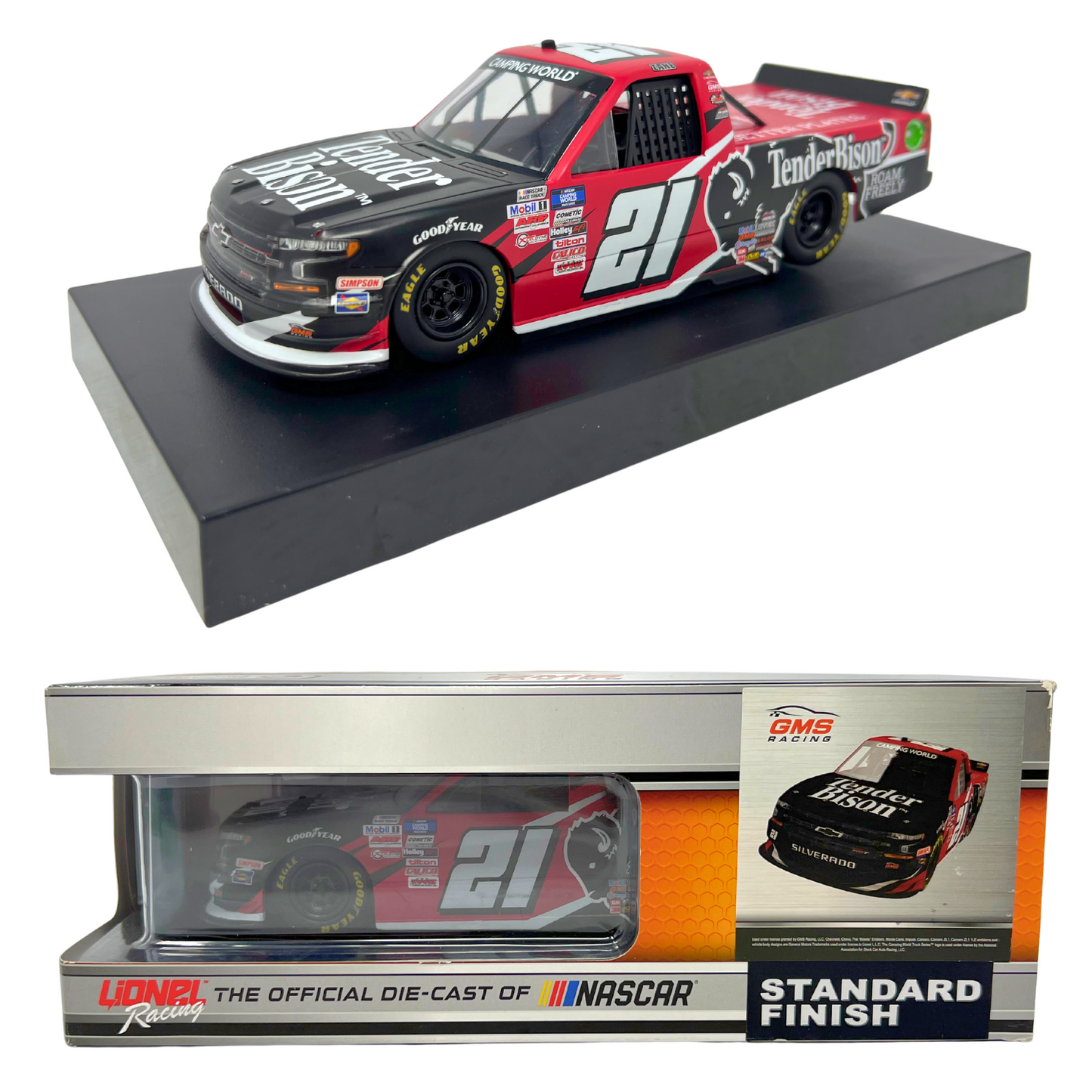 Lionel Nascar #21 Zane Smith Tender Bison 2020 Chevy Silverado 1:24 Diecast