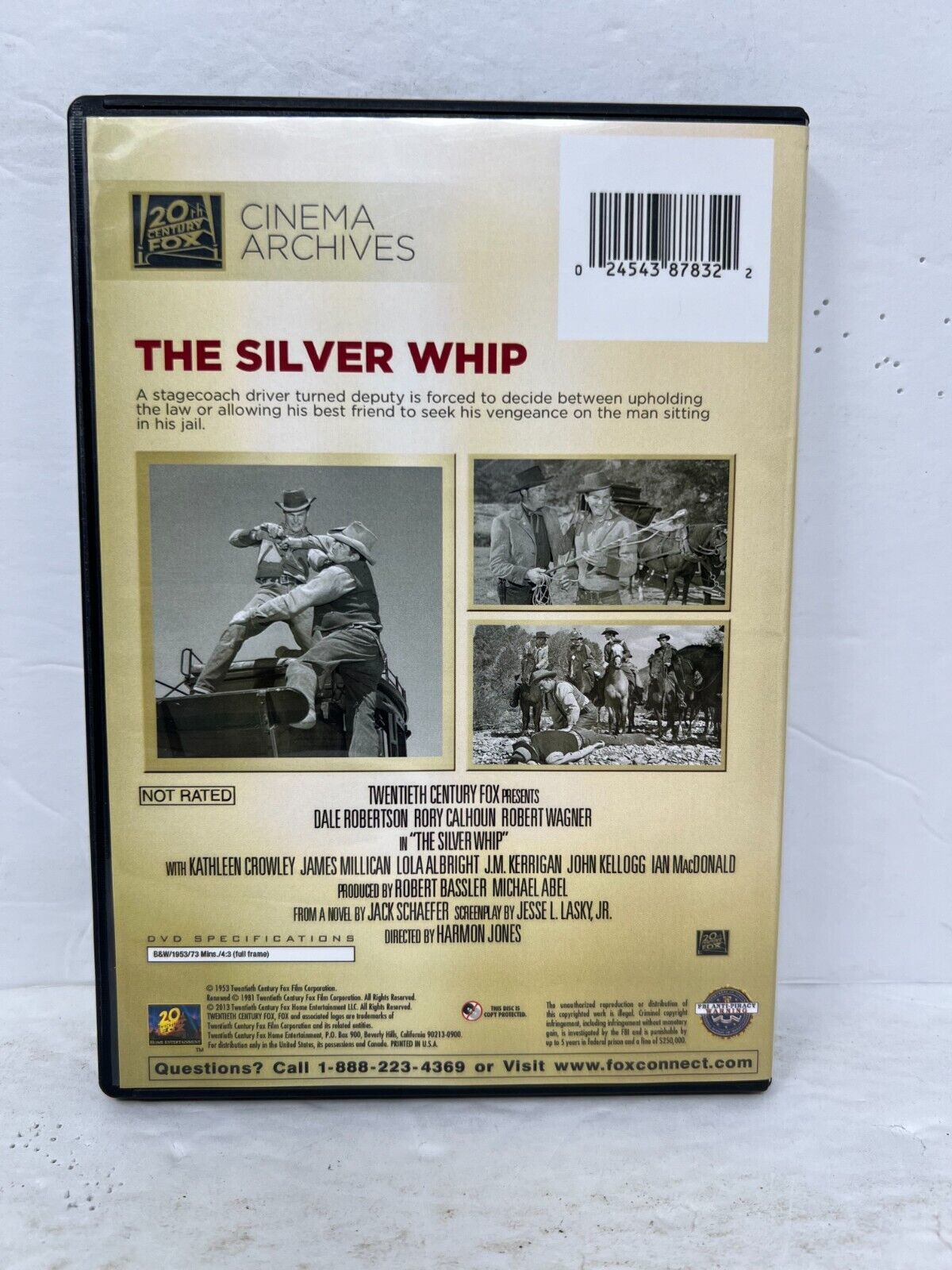 The Silver Whip (DVD) Western Good Condition!!!