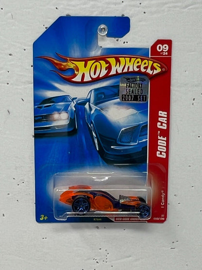 Hot Wheels Code Car I Candy 1:64 Diecast Factory Sealed