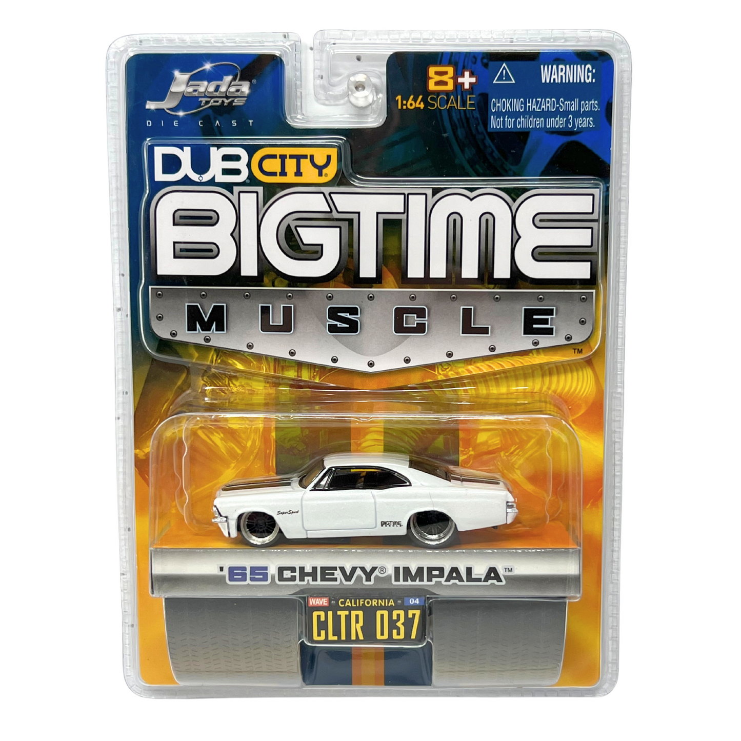 Jada Dub City Bigtime Muscle 1965 Chevy Impala 1:64 Diecast White