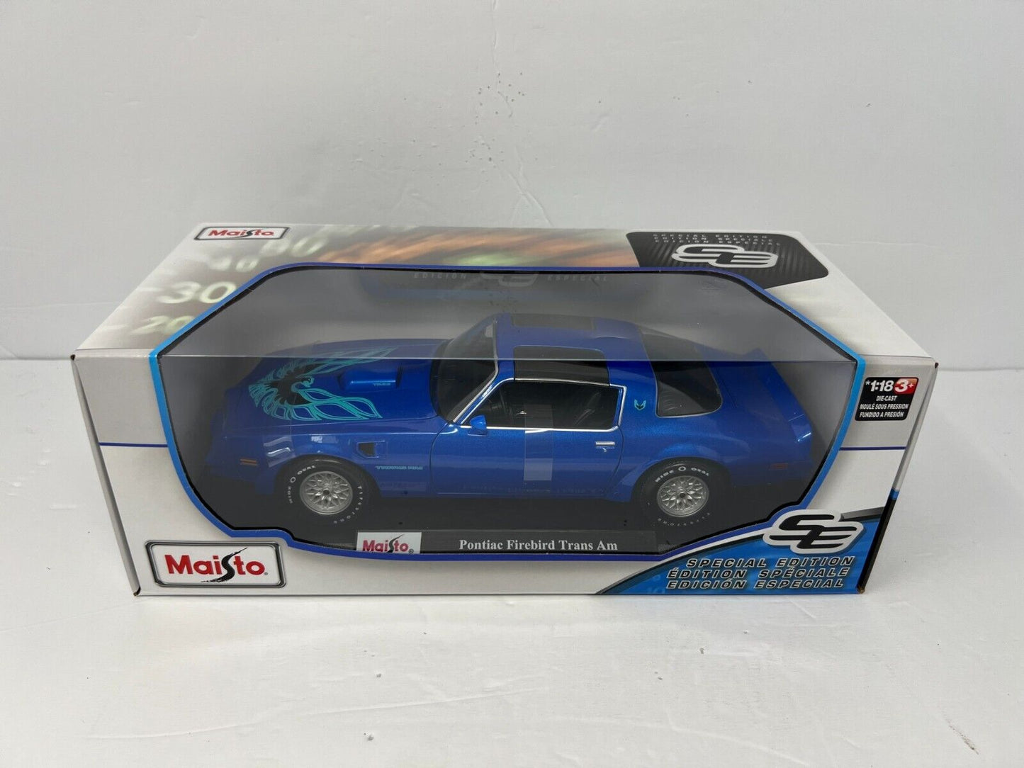 Maisto 1978 Pontiac Firebird Trans AM Special Edition 1:18 Diecast Blue