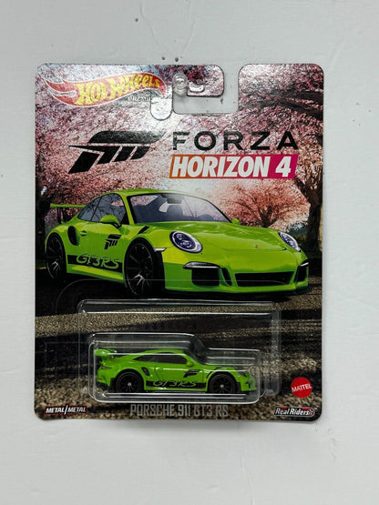 Hot Wheels Premium Forza Horizon 4 Porsche 911 GT3 RS 1:64 Diecast