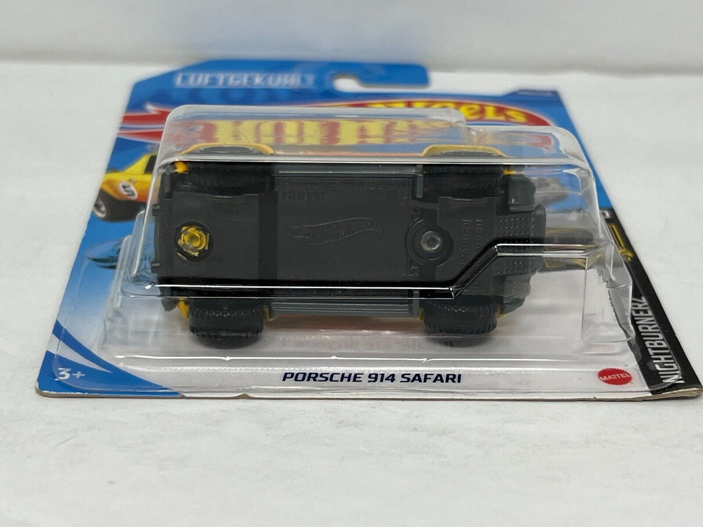 Hot Wheels Nightburnerz Porsche 914 Safari Yellow 1:64 Diecast