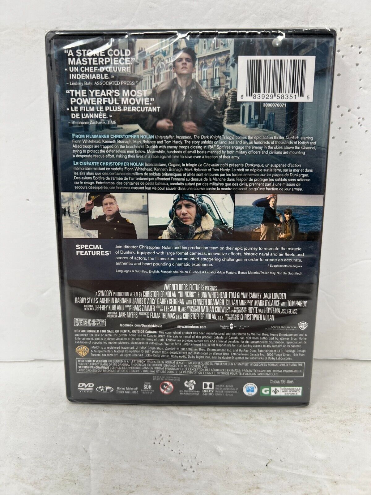 Dunkirk (DVD) War New and Sealed!!!