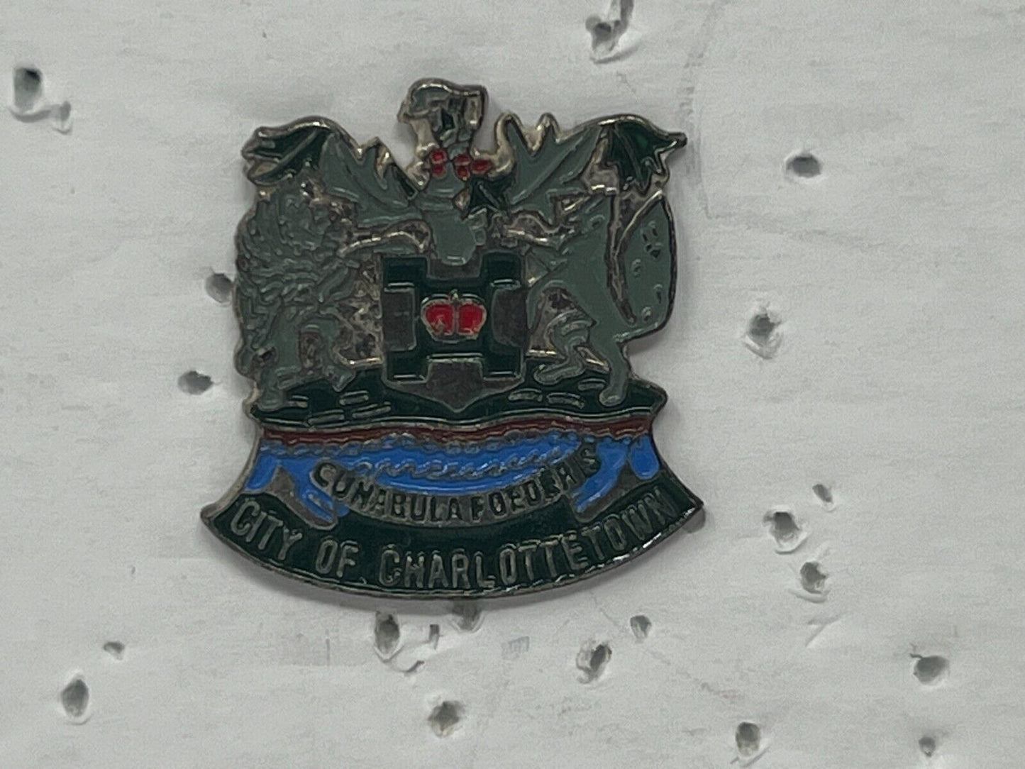 Charlottetown Prince Edward Island PEI Souvenir Cities & States Lapel Pin SP4 V4