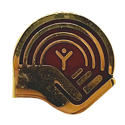 United Way Helping Hand Rainbow Lapel Pin