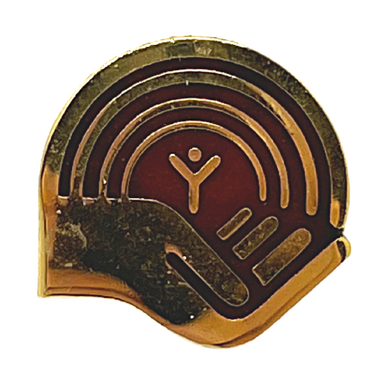 United Way Helping Hand Rainbow Lapel Pin