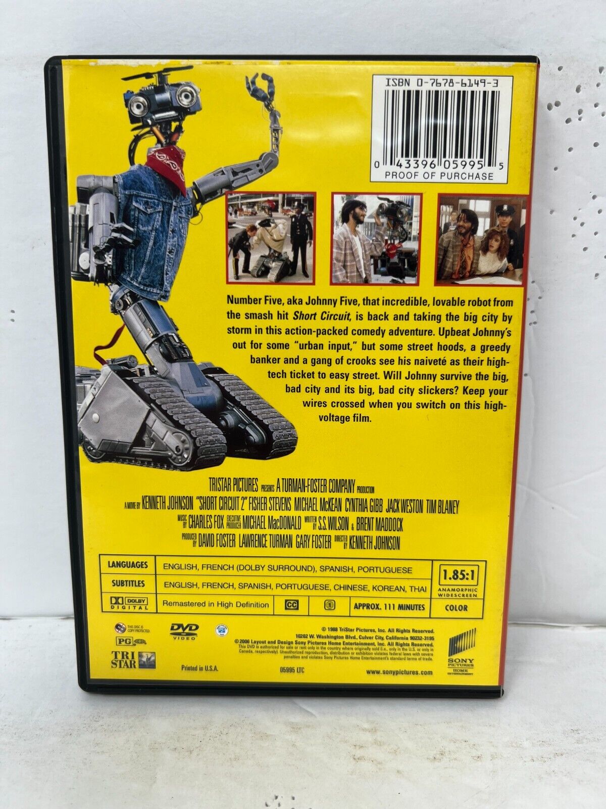 Short Circuit 2 (DVD) Comedy Good Condition!!!