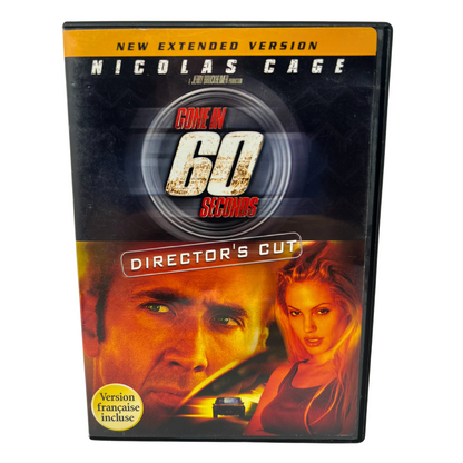 Gone in 60 Seconds (DVD) Action Thriller