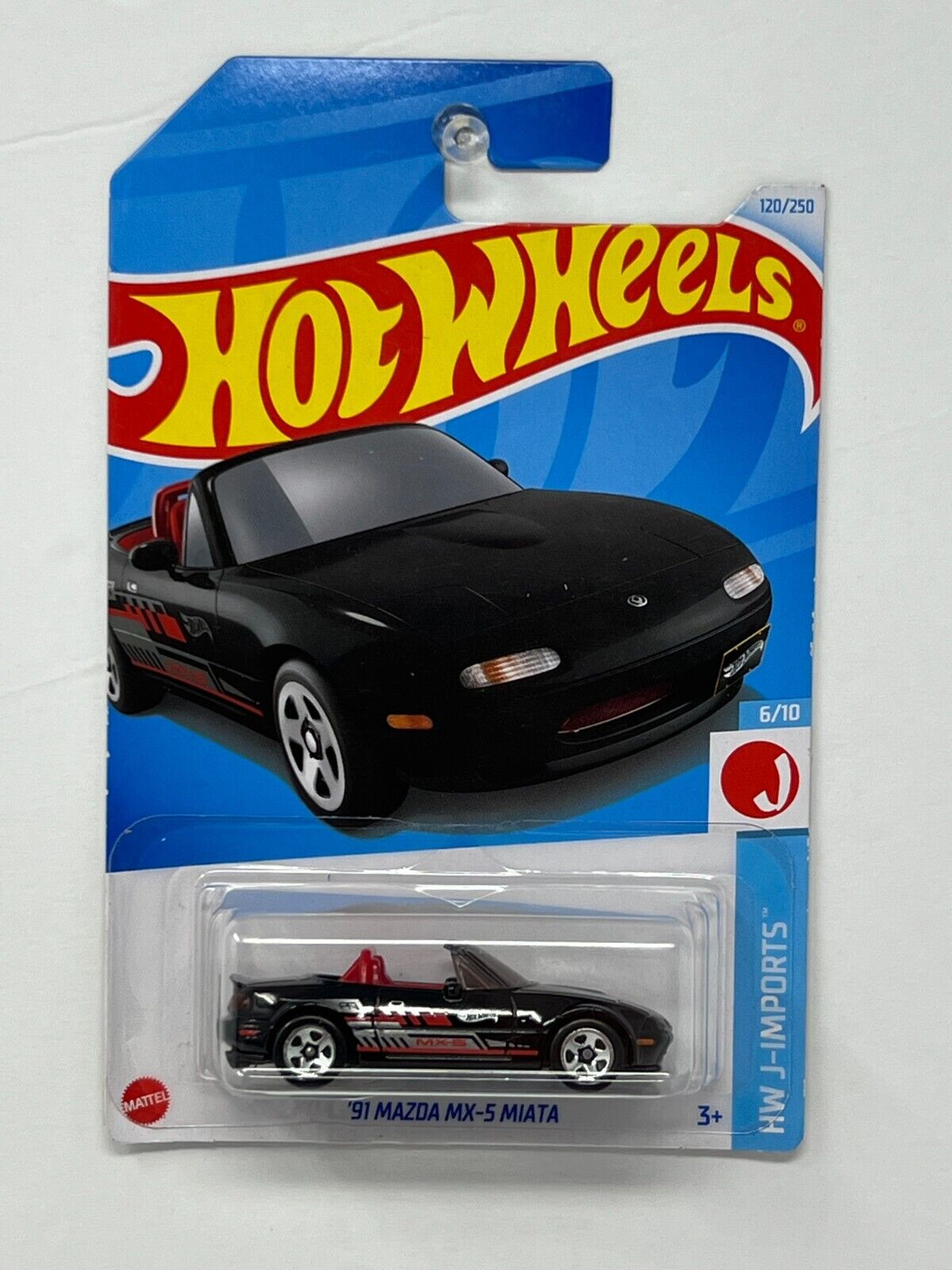 Hot Wheels HW J-Imports 1991 Mazda MX-5 Miata 1:64 Diecast