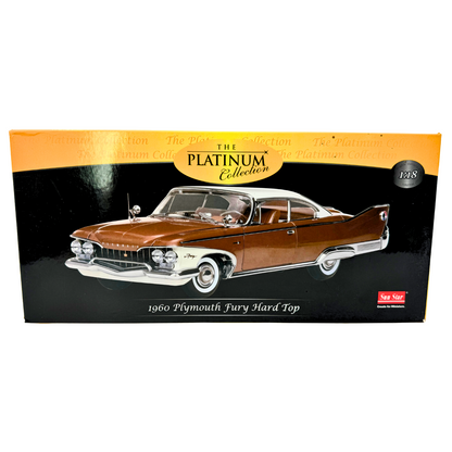 Sun Star 1960 Plymouth Fury Hard Top Platinum Collection 1:18 Diecast