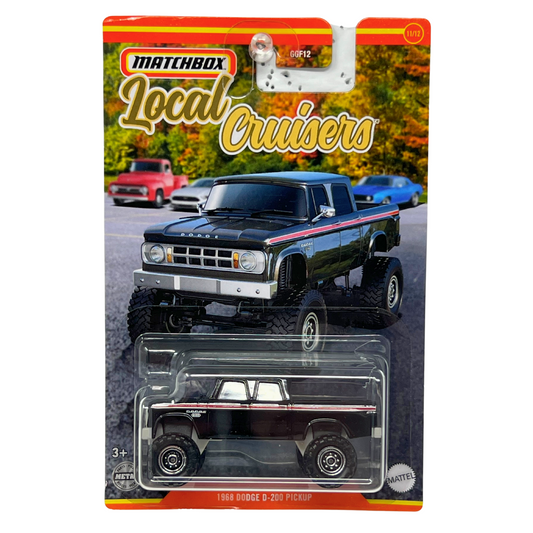 Matchbox Local Cruisers 1968 Dodge D-200 Pickup 1:64 Diecast